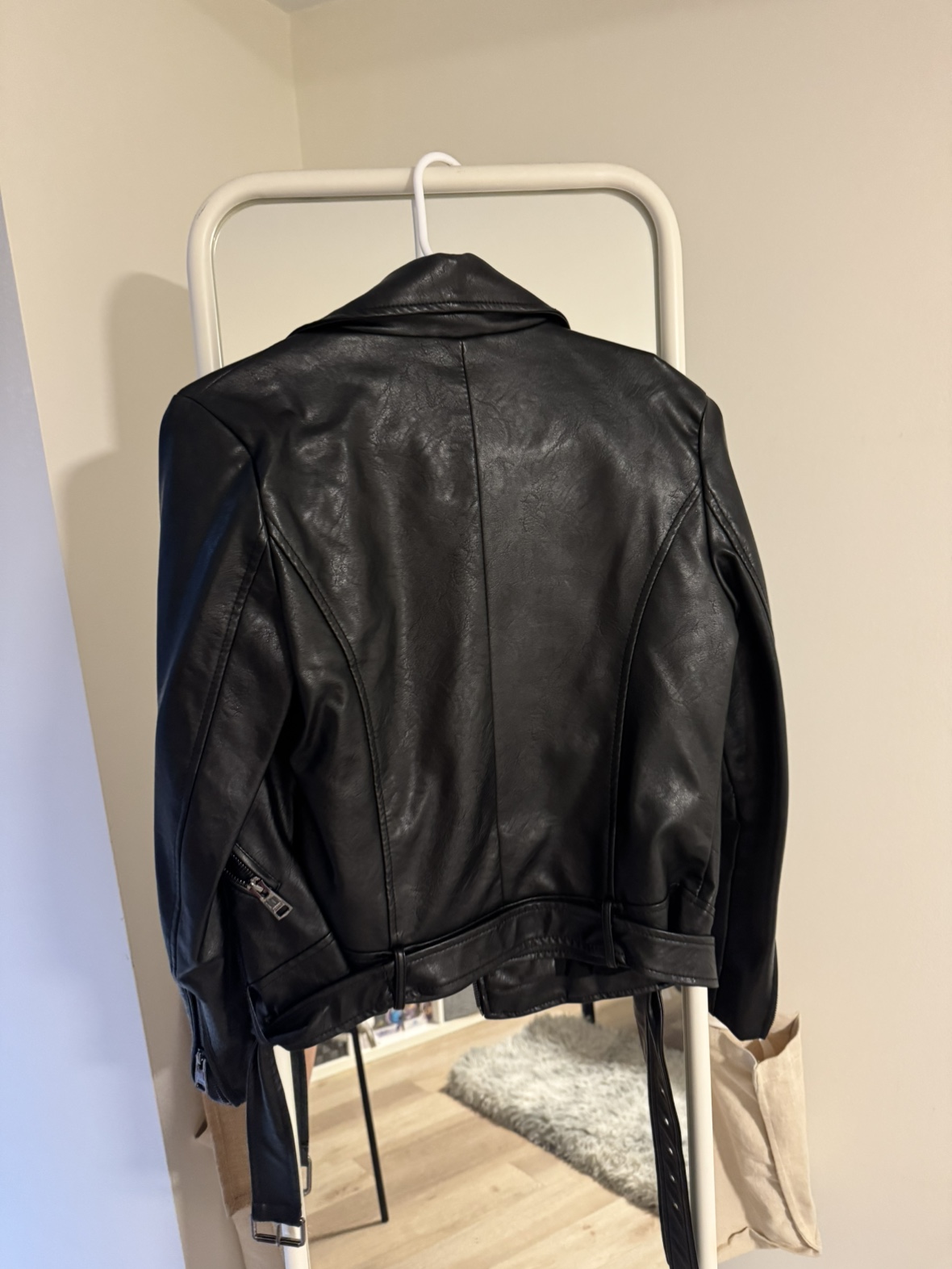 ELODIE Leather Jacket size Small - photo 3