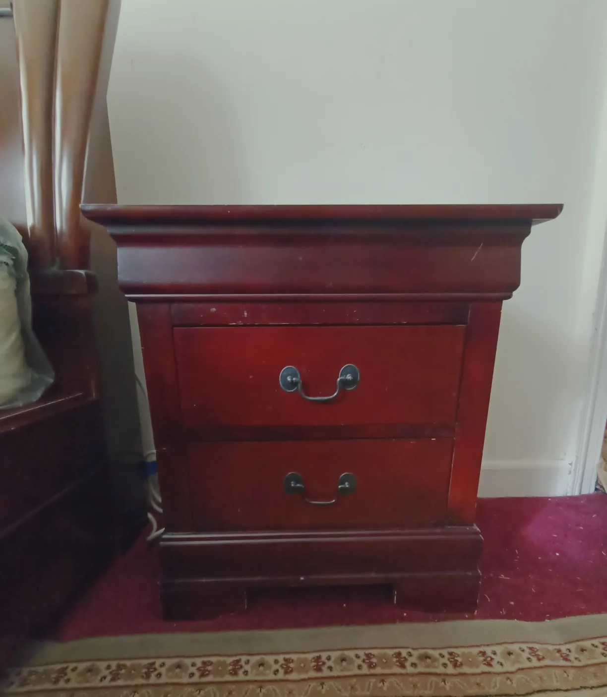 Wooden Nightstand image indicator(2)