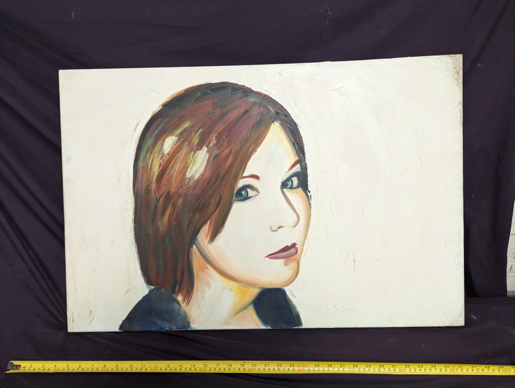 Original Oil Painting of a Woman