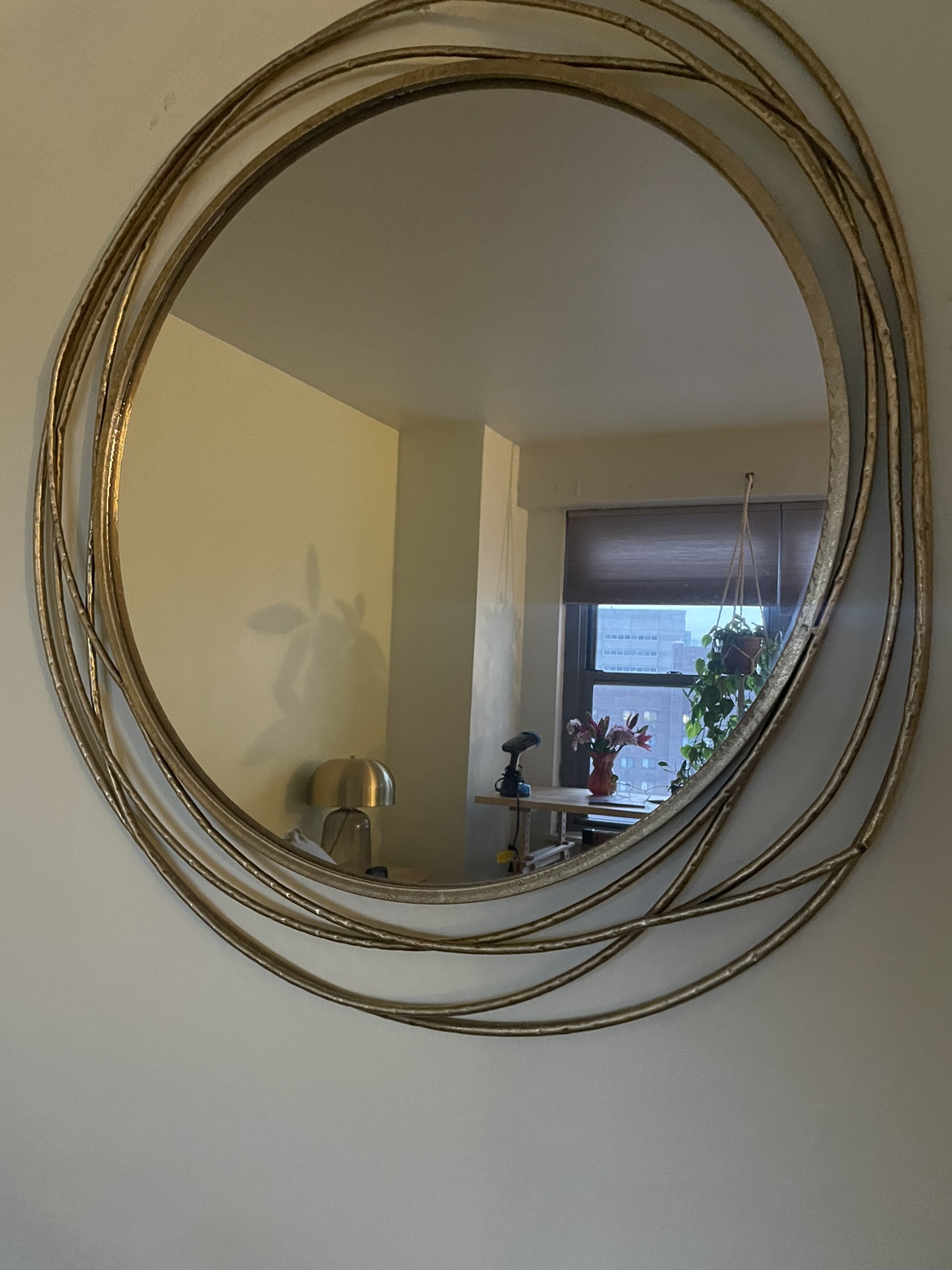 Gold Circle Mirror - photo 2