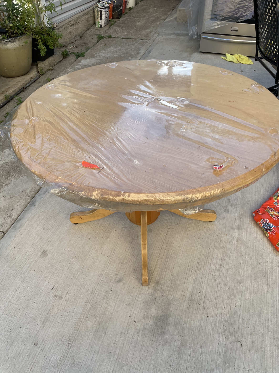 Round Wooden Table