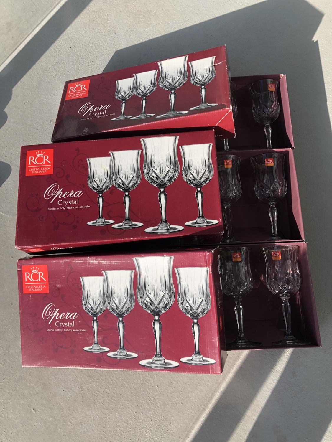 RCR Opera Crystal Wine Glasses - photo 2