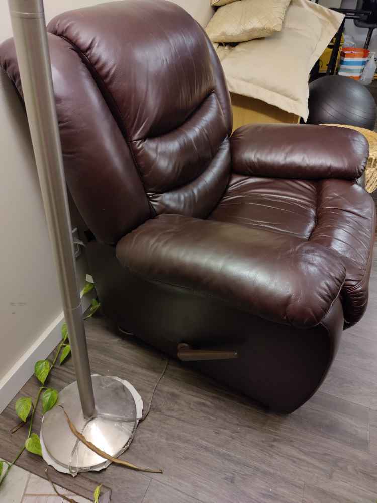 Brown Leather Recliner - photo 2