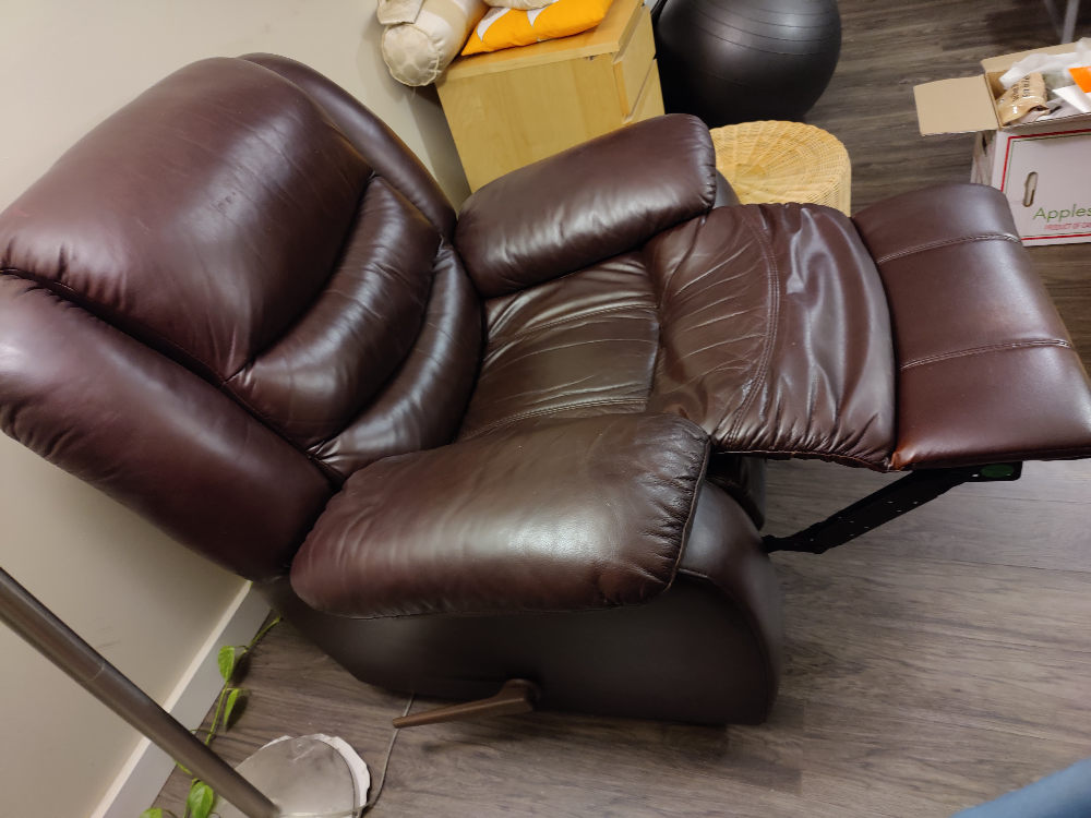 Brown Leather Recliner - photo 3