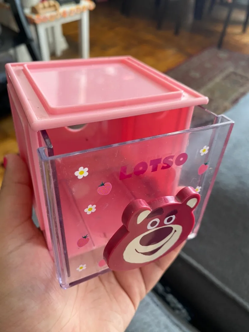 Pink Lotso Bear Drawer Organizer thumbnail