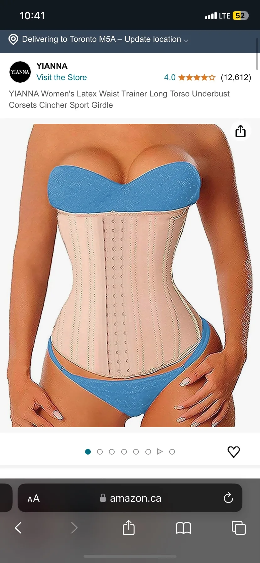 Yianna Waist Trainer Corset image indicator(6)