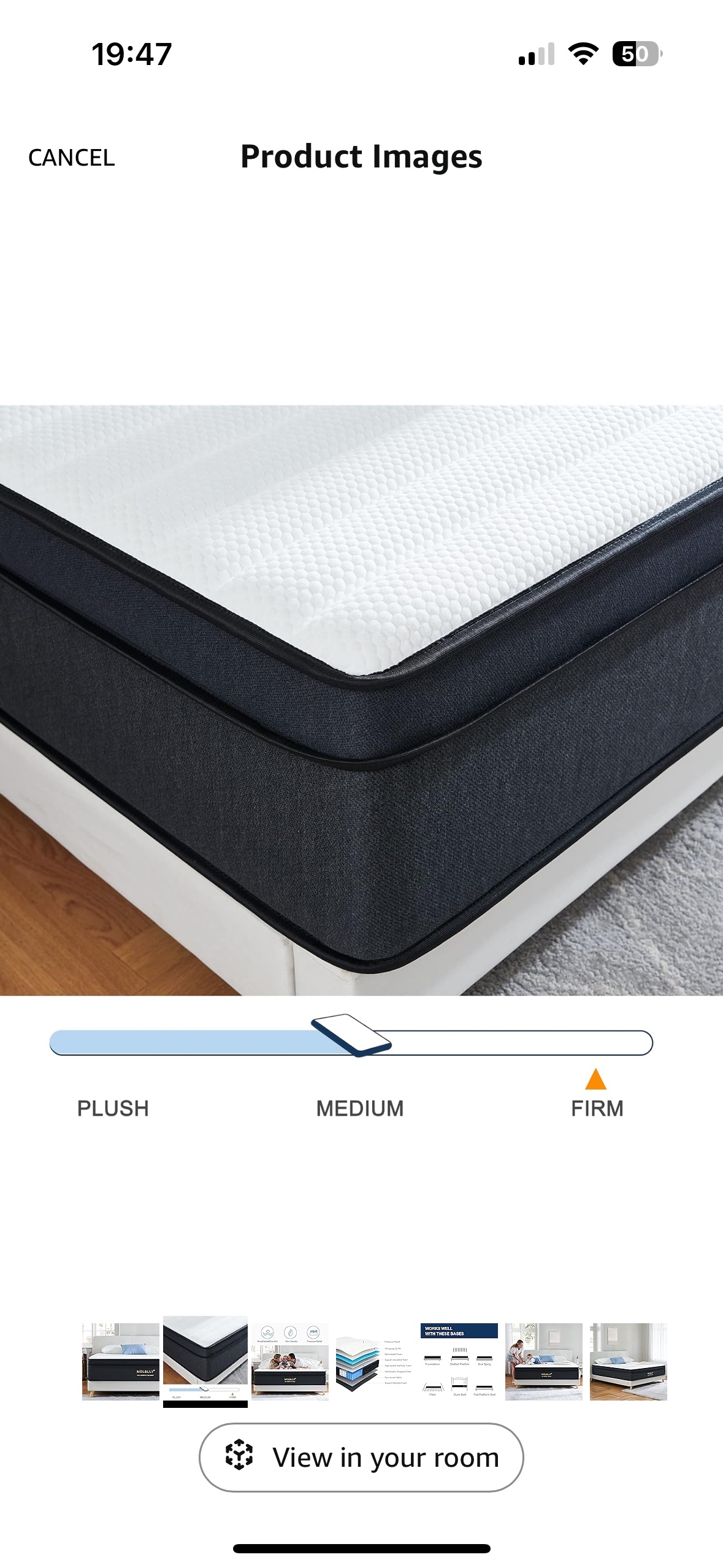 Molblly 12inch queen mattress - photo 2