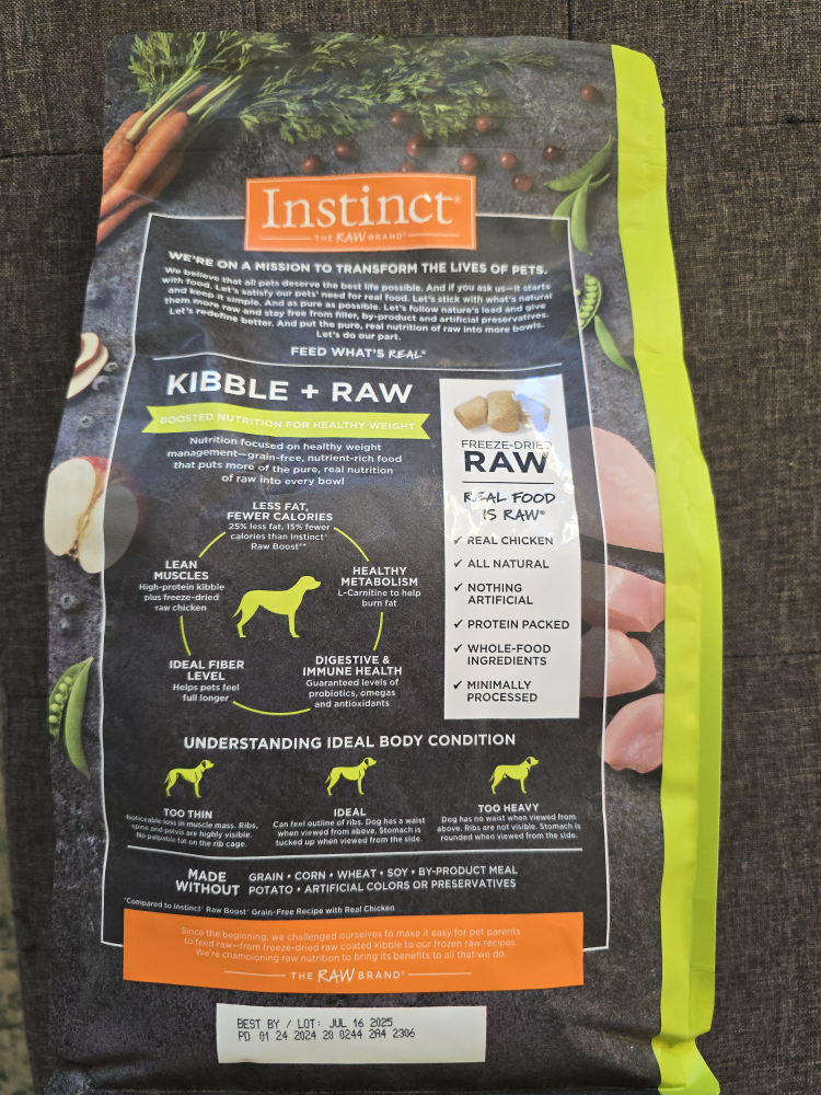 Instinct dog food - photo 2