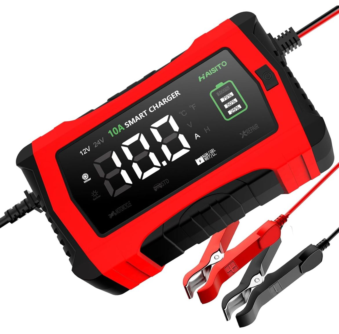10A Smart Battery Charger and Maintainer - photo 2