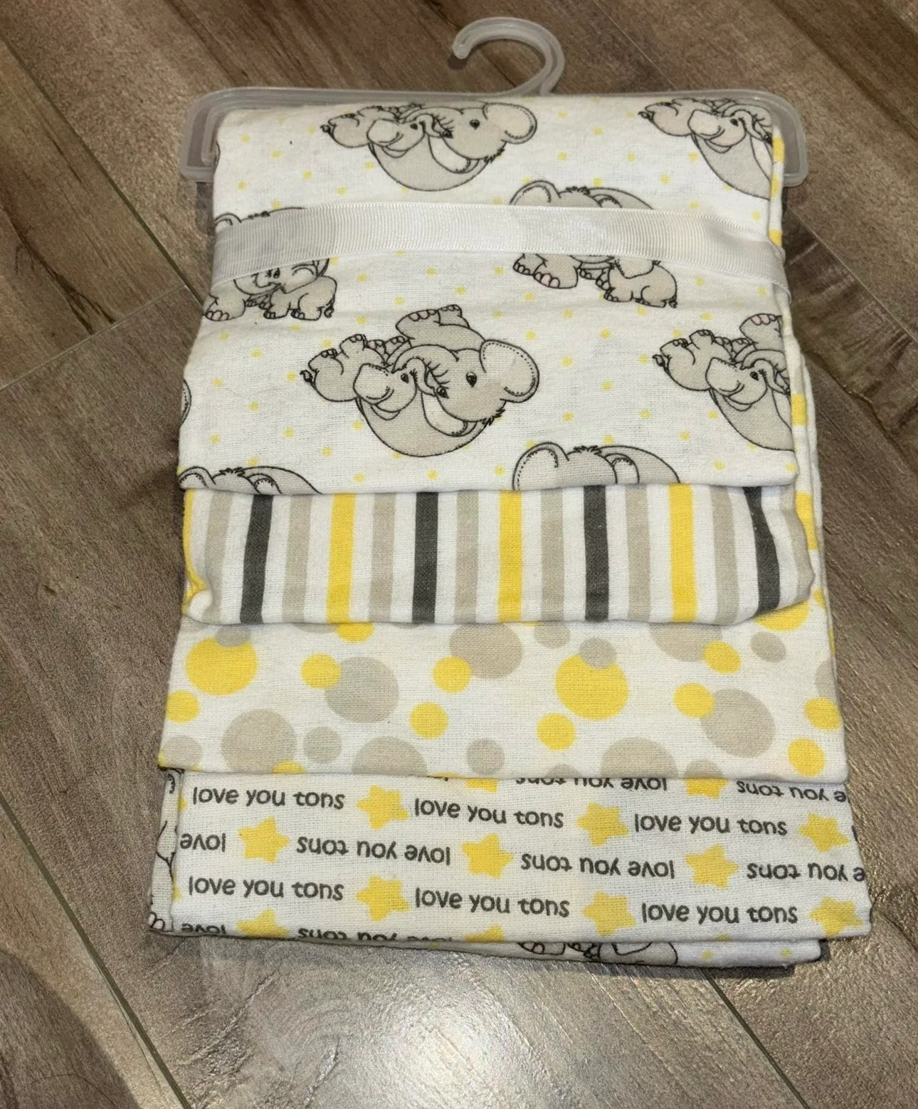 Precious Moments Set of Four Flannel Receiving Blankets (BNWT) thumbnail