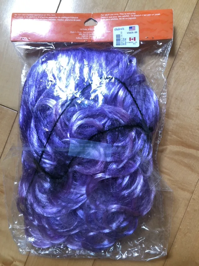 🆕Purple Wig for Halloween image indicator(2)