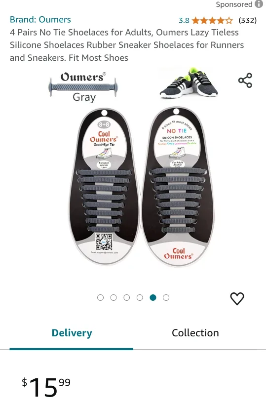 Oumers No Tie Shoelaces image indicator(3)