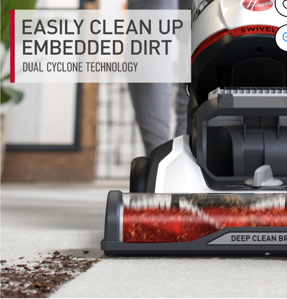 Hoover Power Drive Swivel XL Vacuum - photo 4