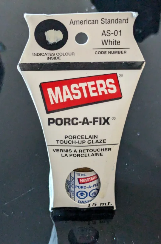 FREE! Masters Porc-A-Fix Touch-Up Glaze White #freecycle thumbnail