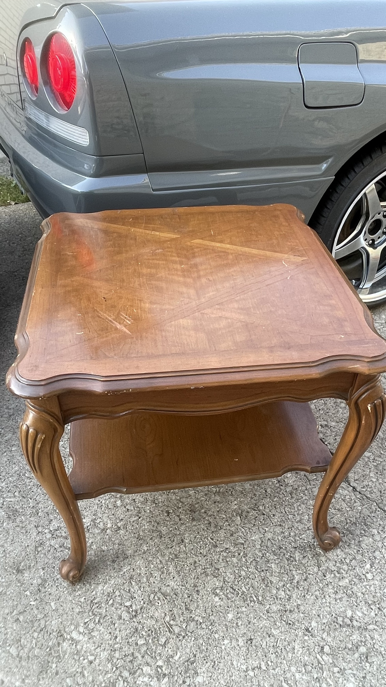 Wood End Table check more pictures - photo 4
