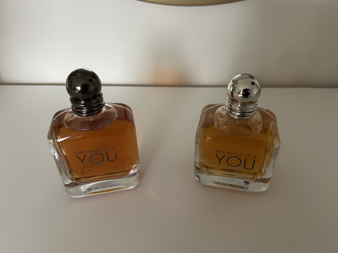 Giorgio Armani his and hers fragrance.
