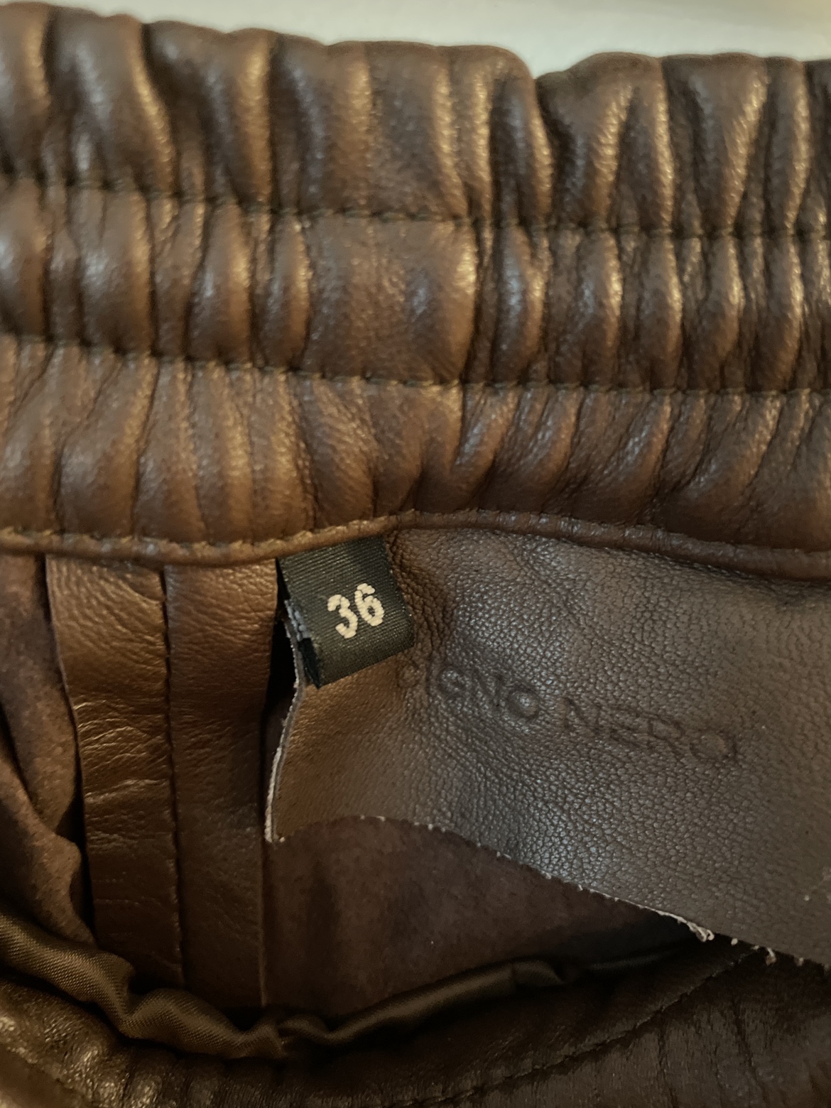Vintage genuine Leather Pants - photo 3