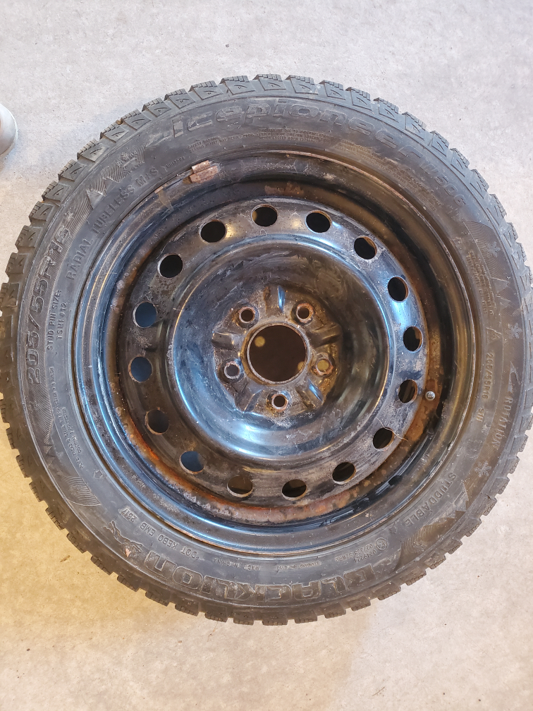 16" Steel Wheel with Winter Tire