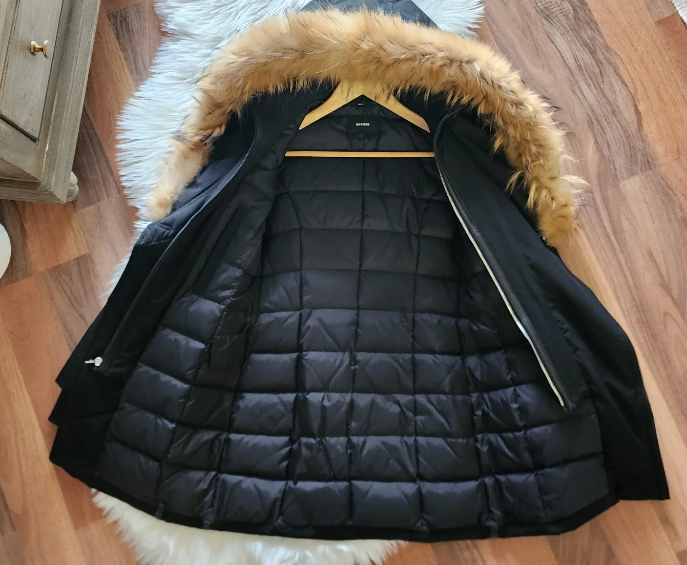 Women's RUDSAK Winter Coat with Fur Trim XS- AUTHENTIC! image indicator(4)