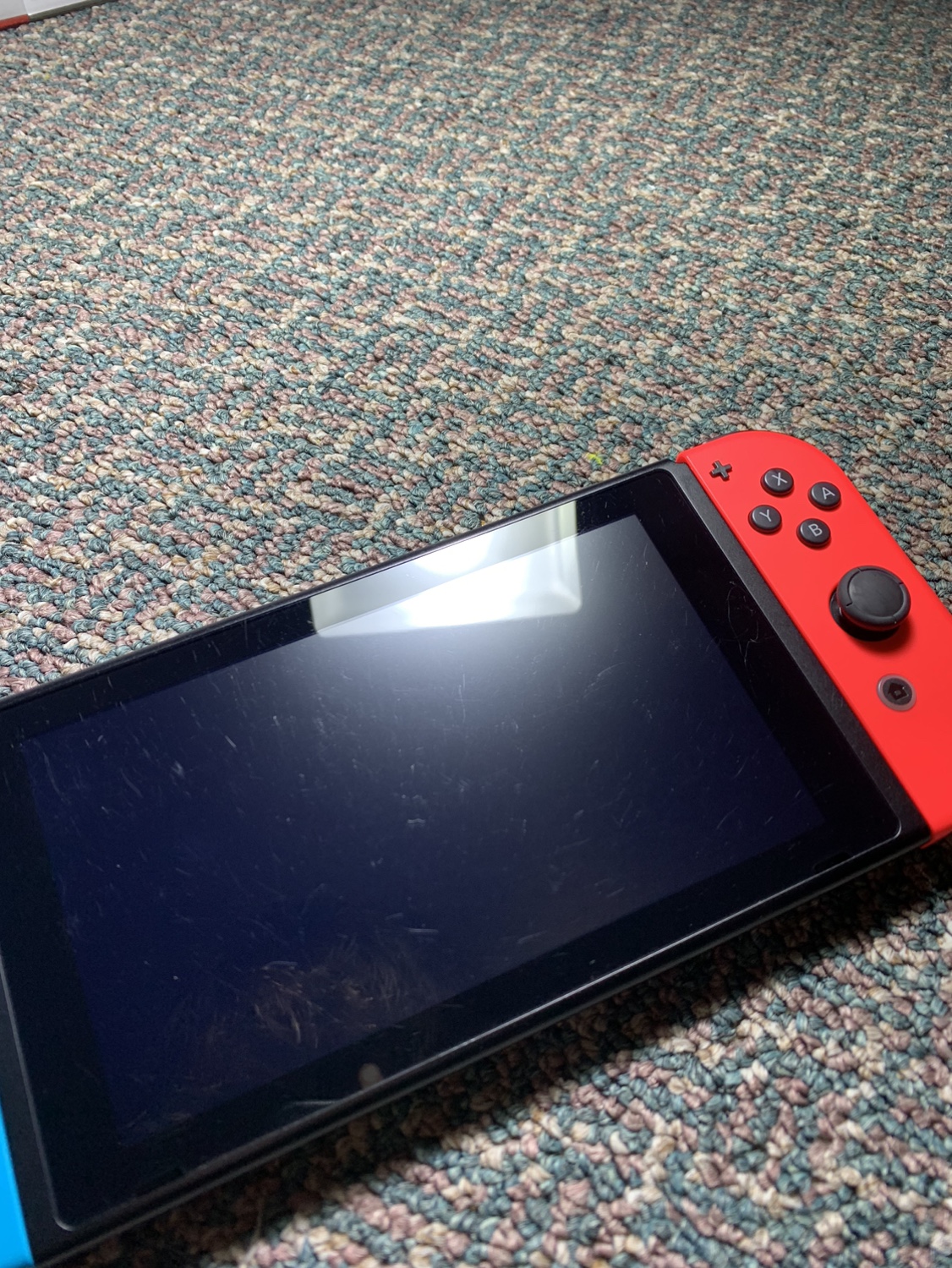 Nintendo Switch Console with Neon Blue and Red Joycons - photo 3