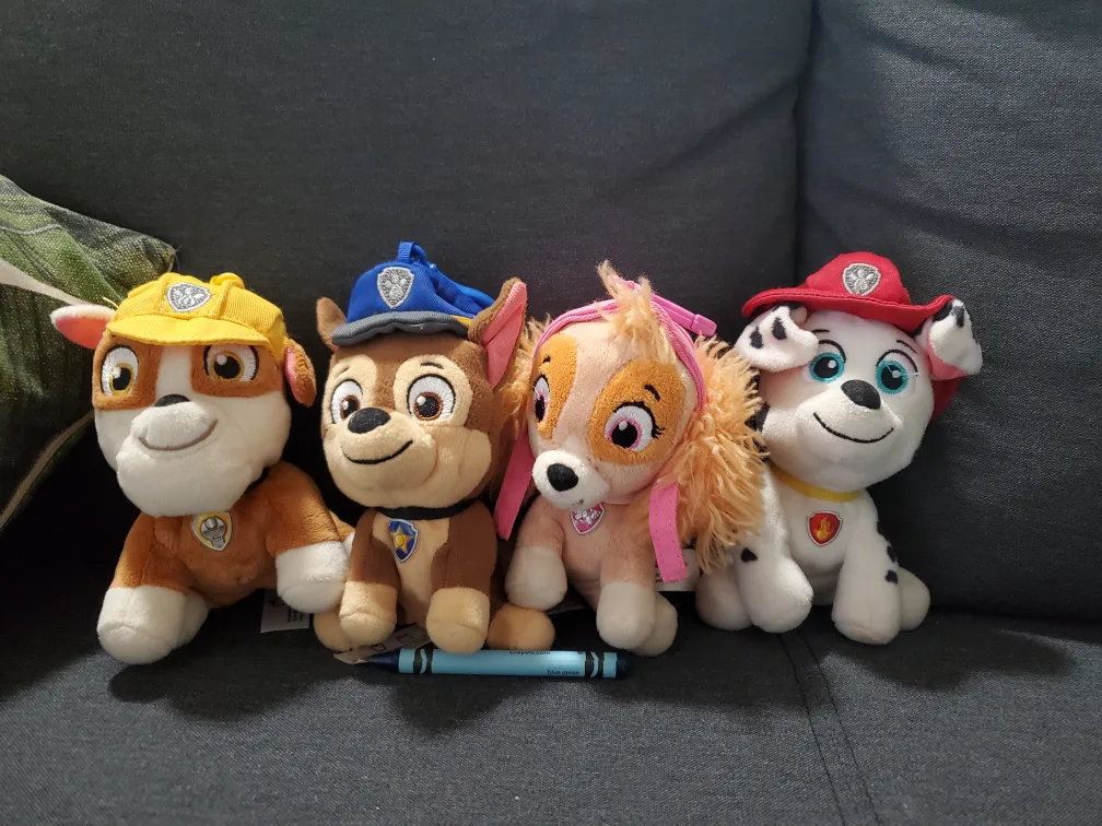 Paw Patrol Plush Set - 4 Characters thumbnail