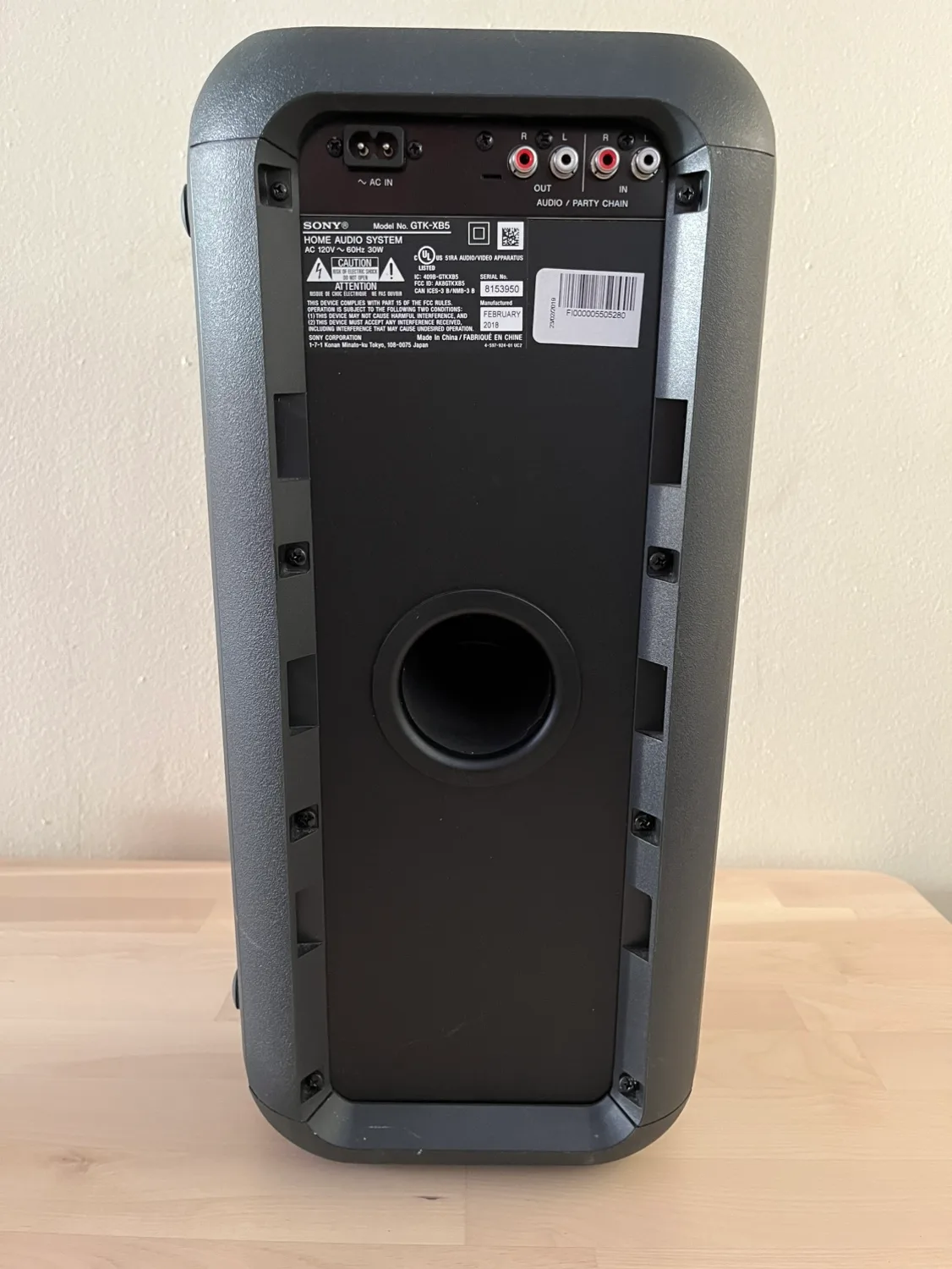 Sony GTK-XB5 Portable Bluetooth Speaker image indicator(3)