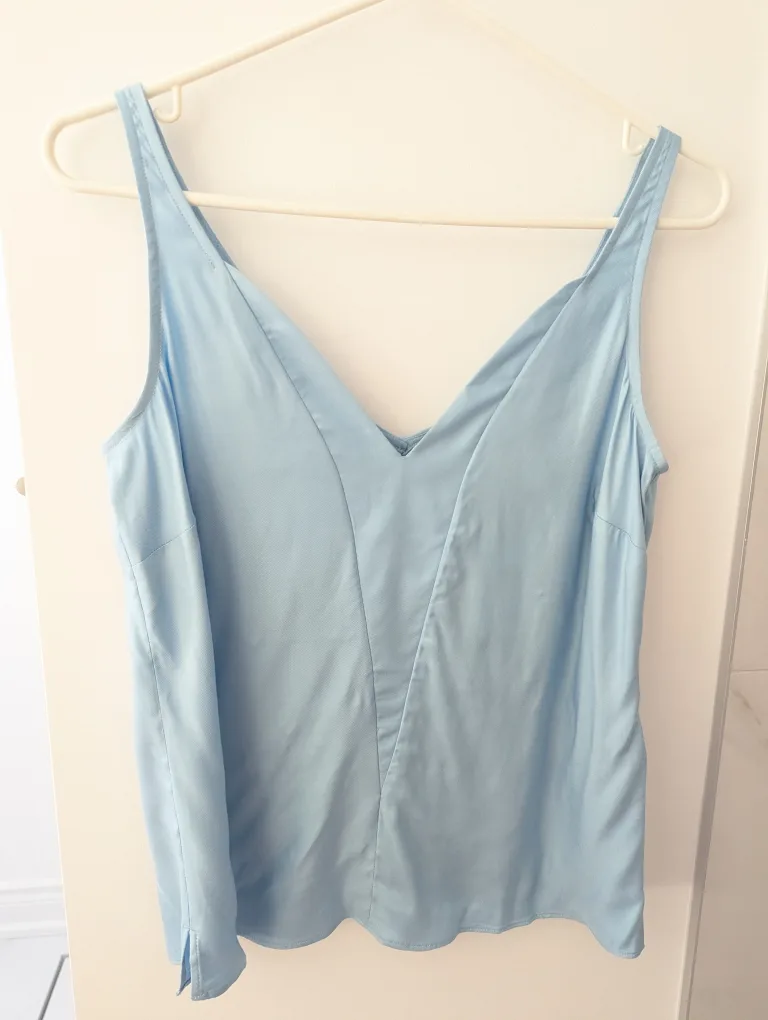 Ted Baker Blue V-Neck Tank Top image indicator(5)