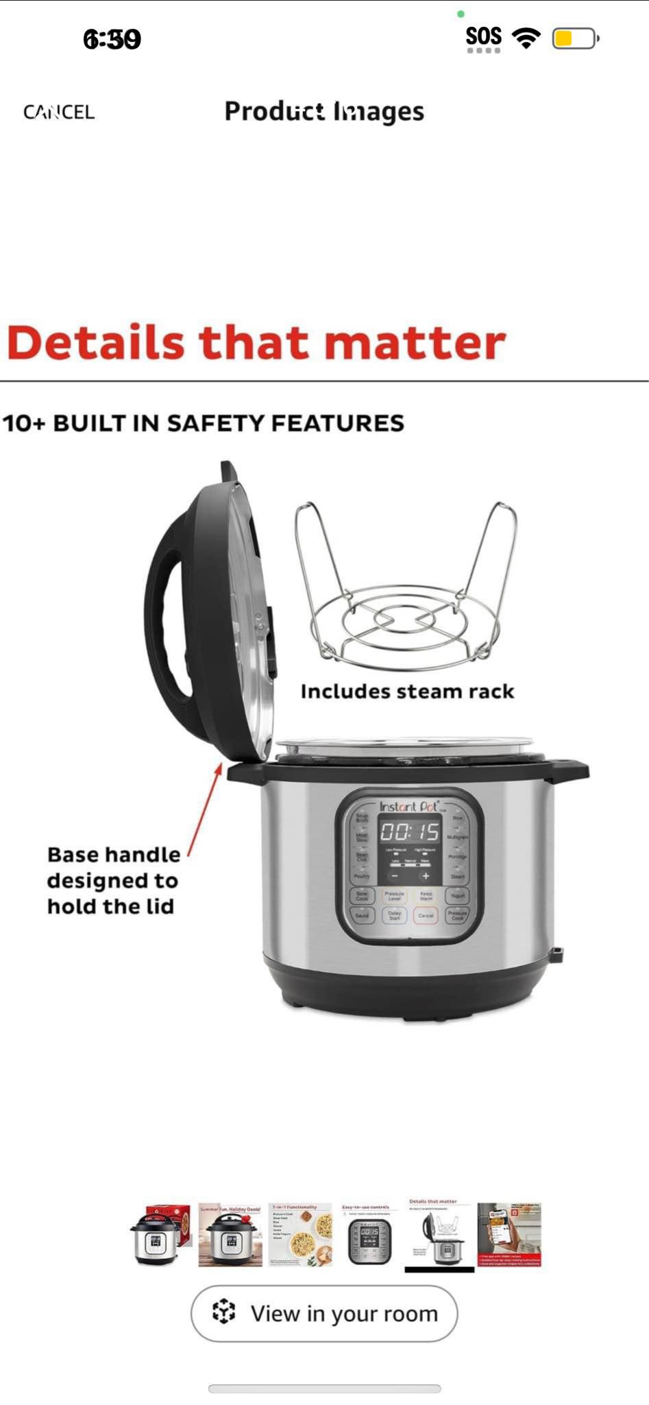 Instant Pot Duo 7-in-1 Electric Pressure Cooker - photo 5