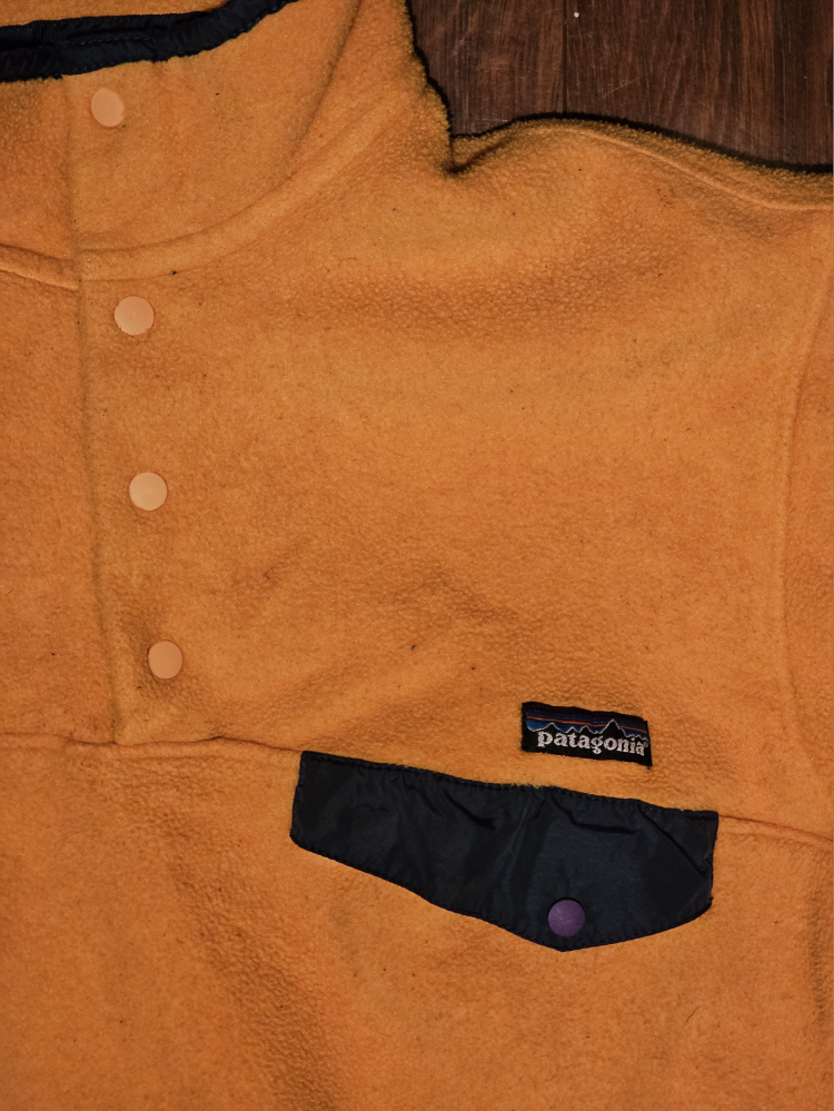 Patagonia Fleece Pullover - Size M - Yellow - photo 5