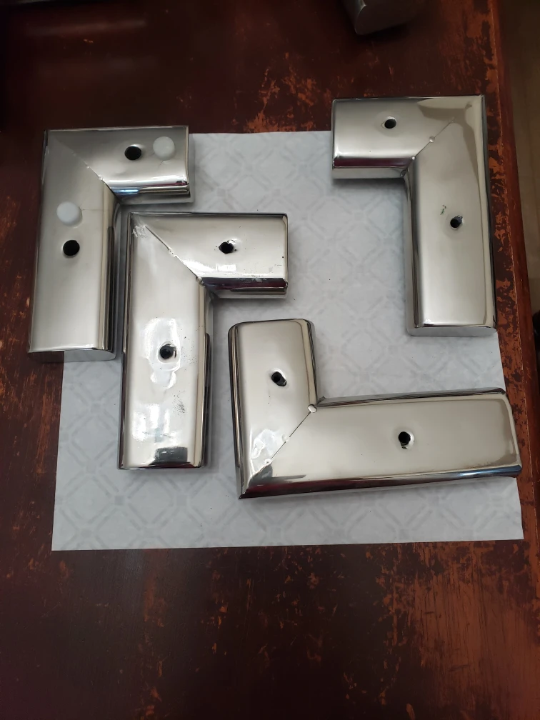 Stainless Steel Corner sofa Leg  Brace - photo 3