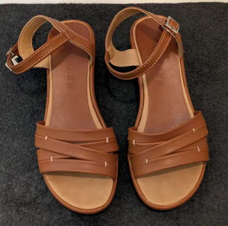 Brown Leather Sandals - Size 7 thumbnail