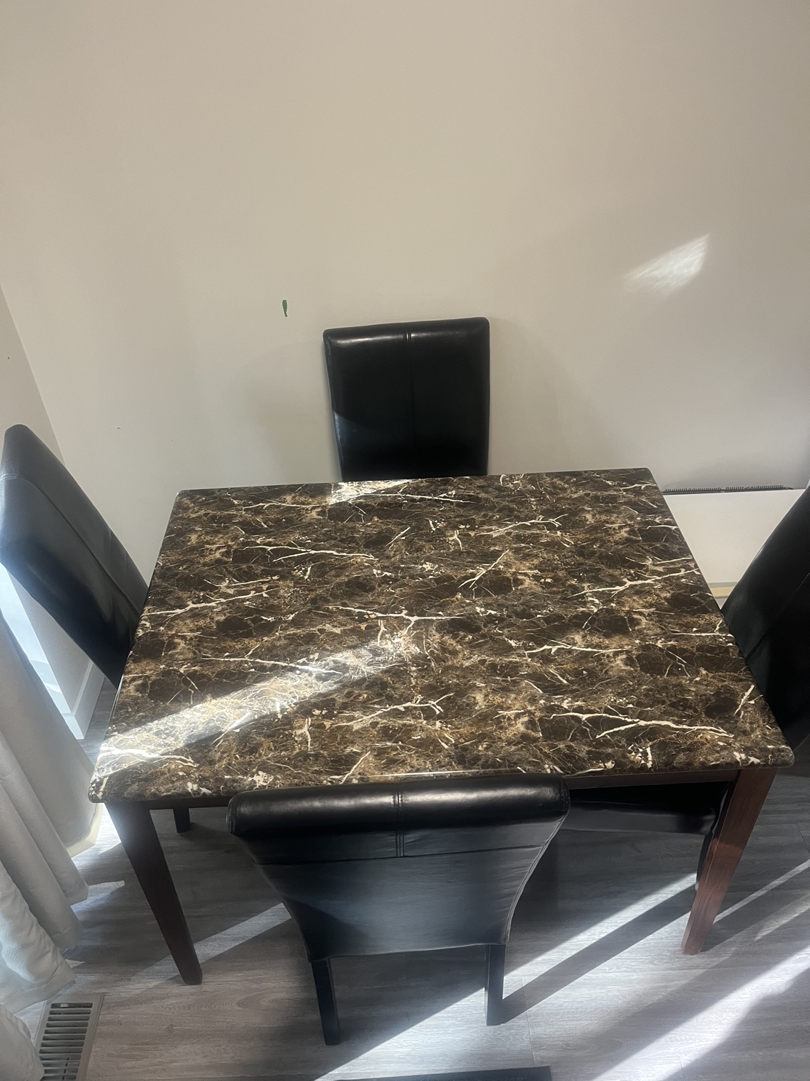 Dining Table and 4 Chairs Set