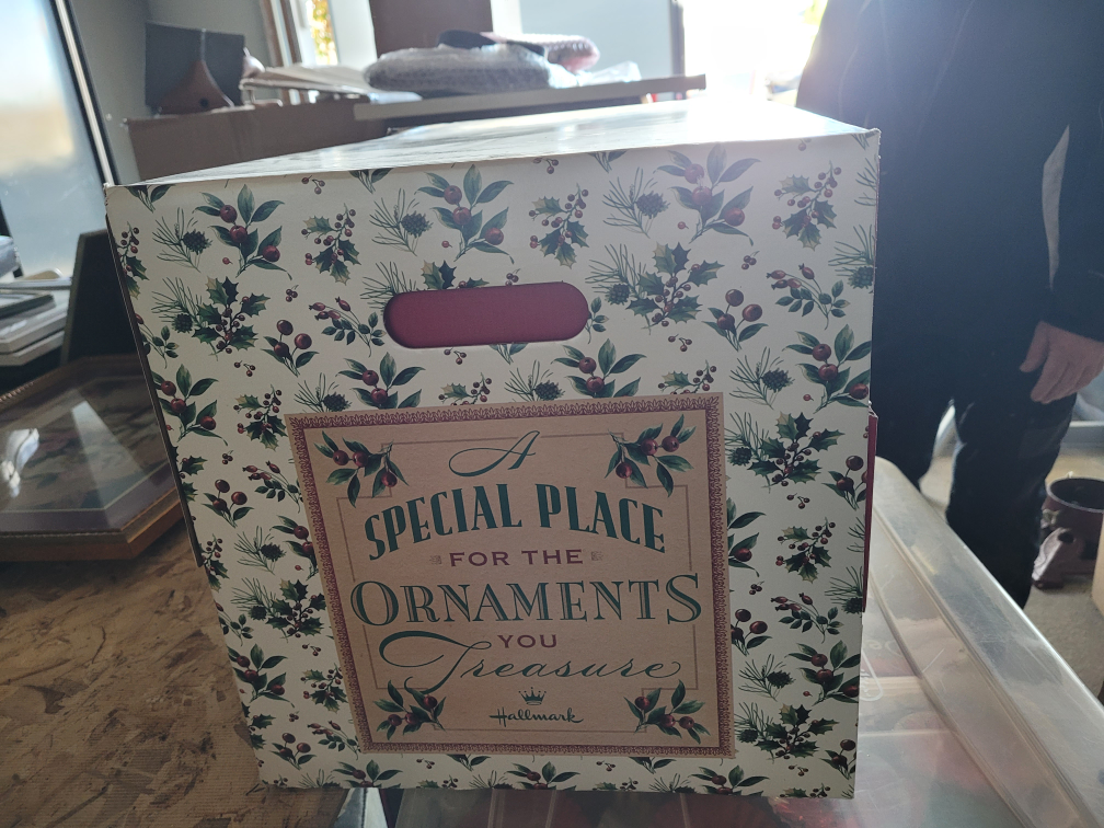 Hallmark Ornament Storage Box