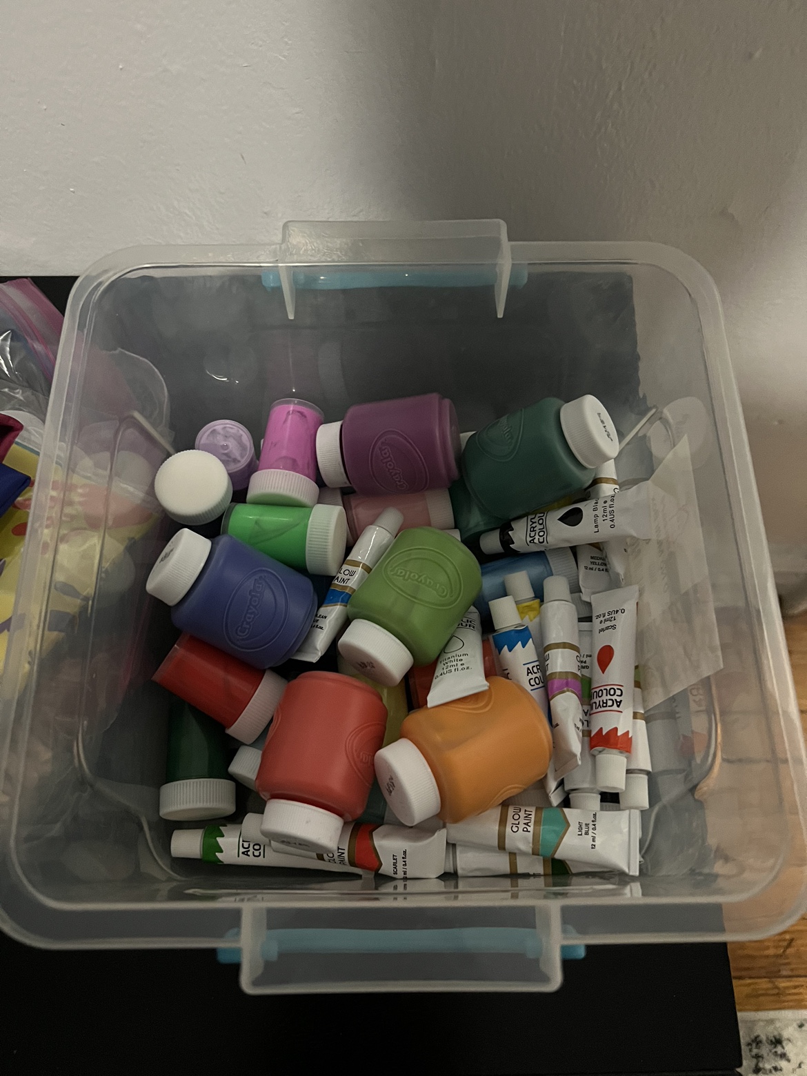 Art Supplies Bundle with storage box $30