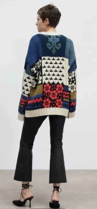 ❣️ Zara Chunky Knit Sweater Oversized Fit Ltd Edition image indicator(4)