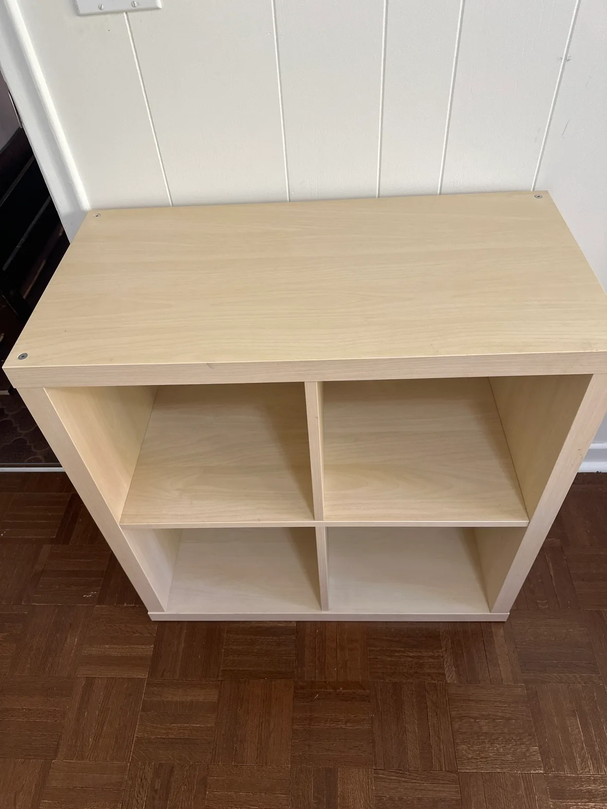 IKEA Kallax Shelf  Unit, white stained oak effect image indicator(3)