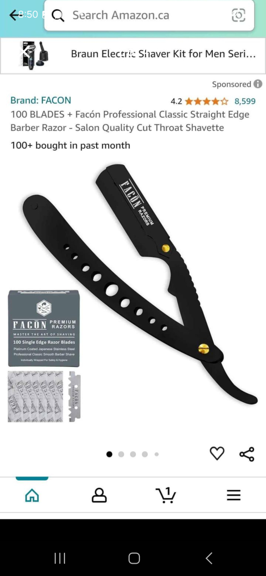 Facon Premium Razors Straight Edge Shavette