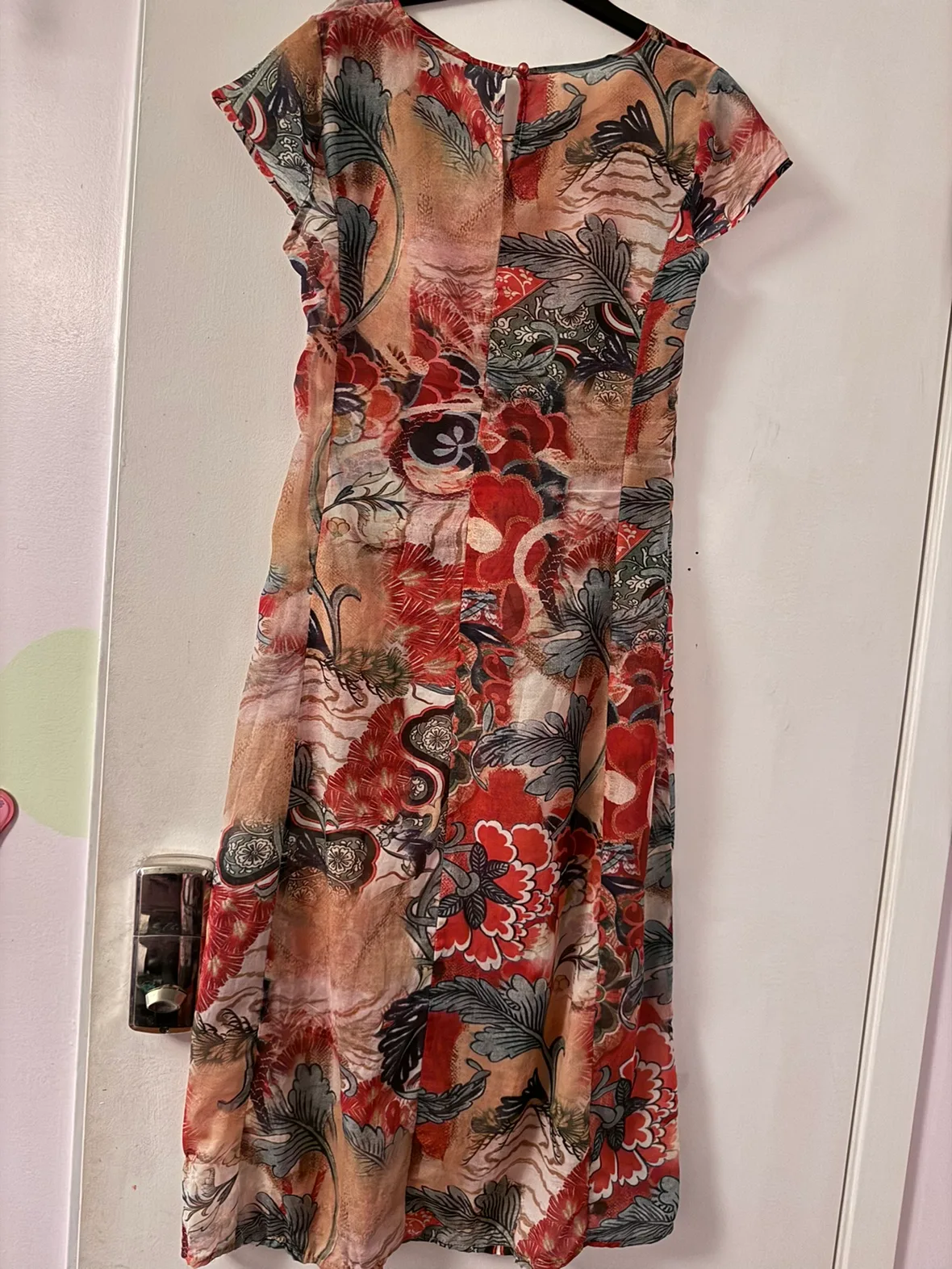 Cyaninesea Floral Midi Dress image indicator(4)