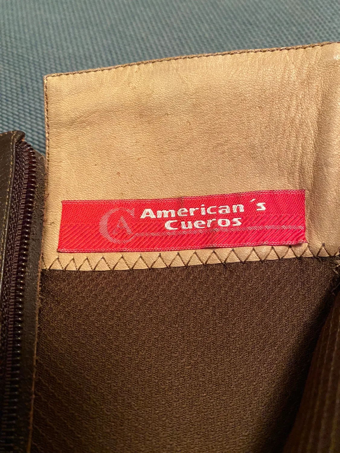 Brown Leather Boots 3” heel - Sz 7 image indicator(8)