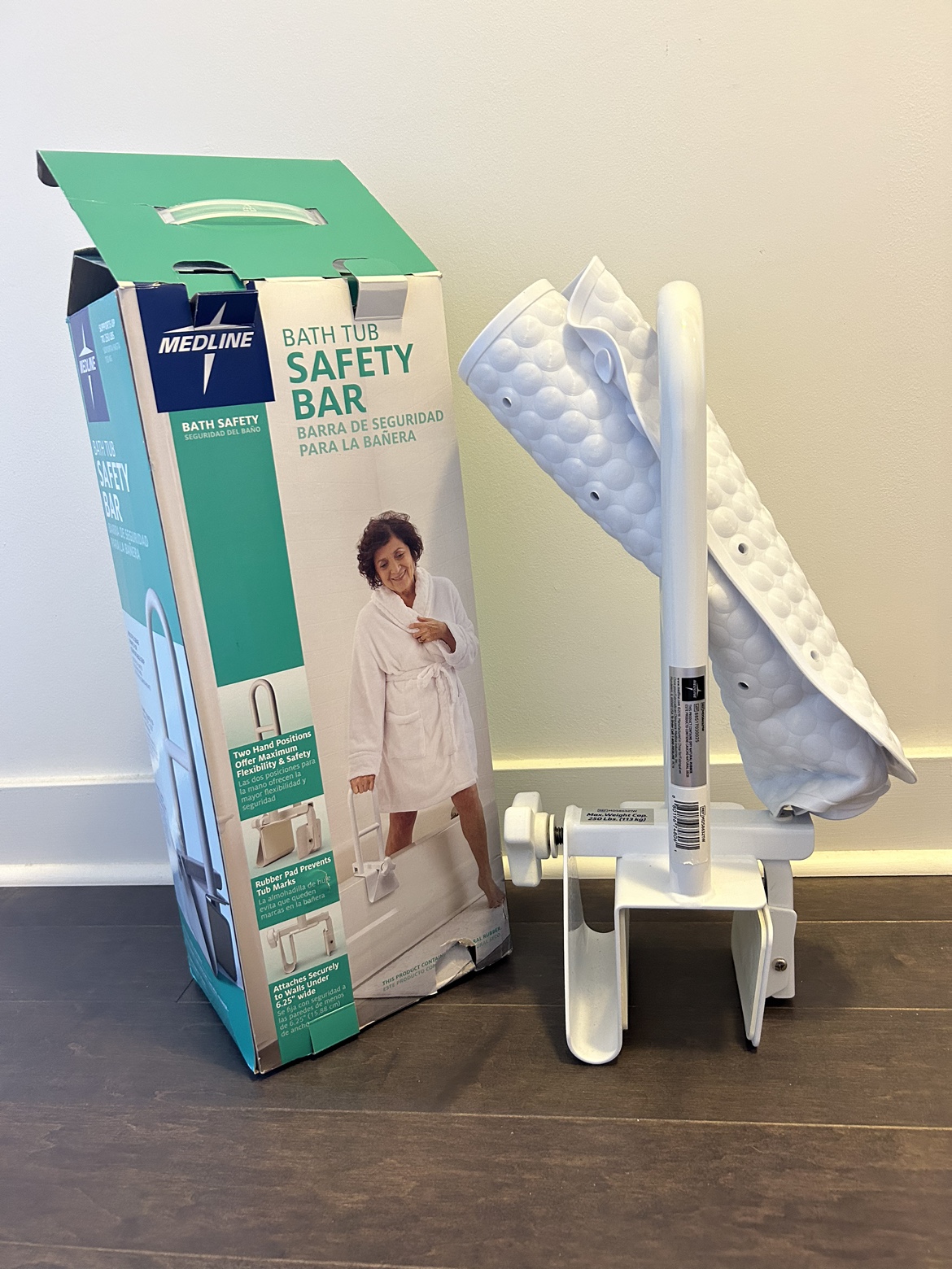 Medline Bath Tub Safety Bar - photo 2