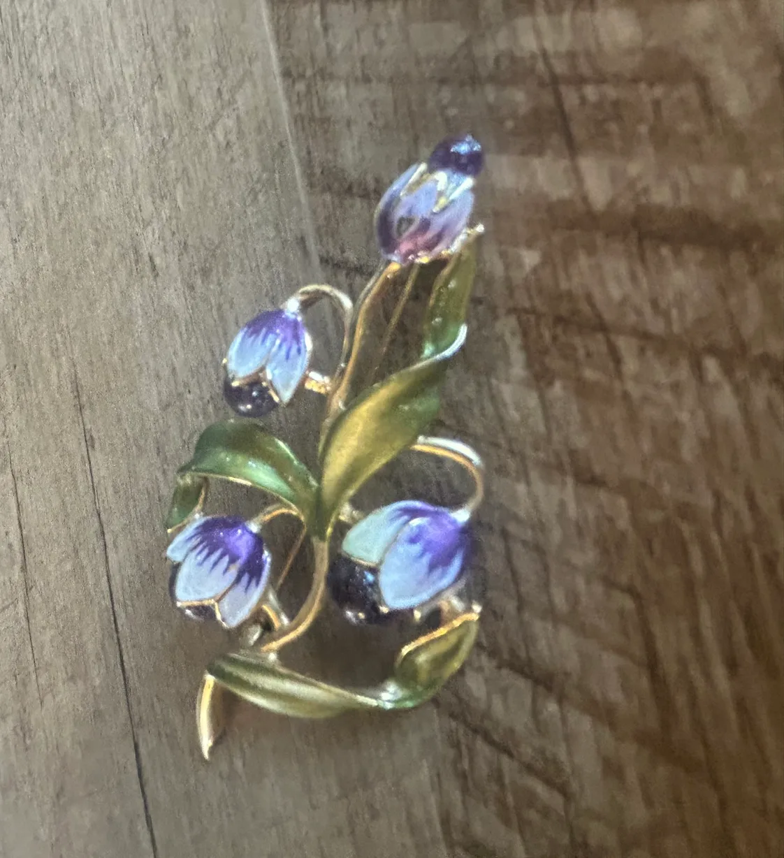 Tulips Flower Brooch & earrings set image indicator(2)