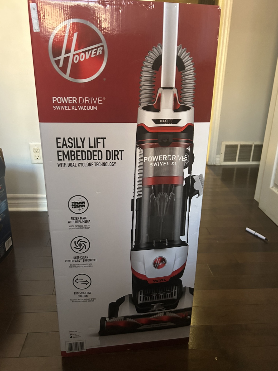 Hoover Power Drive Swivel XL Vacuum