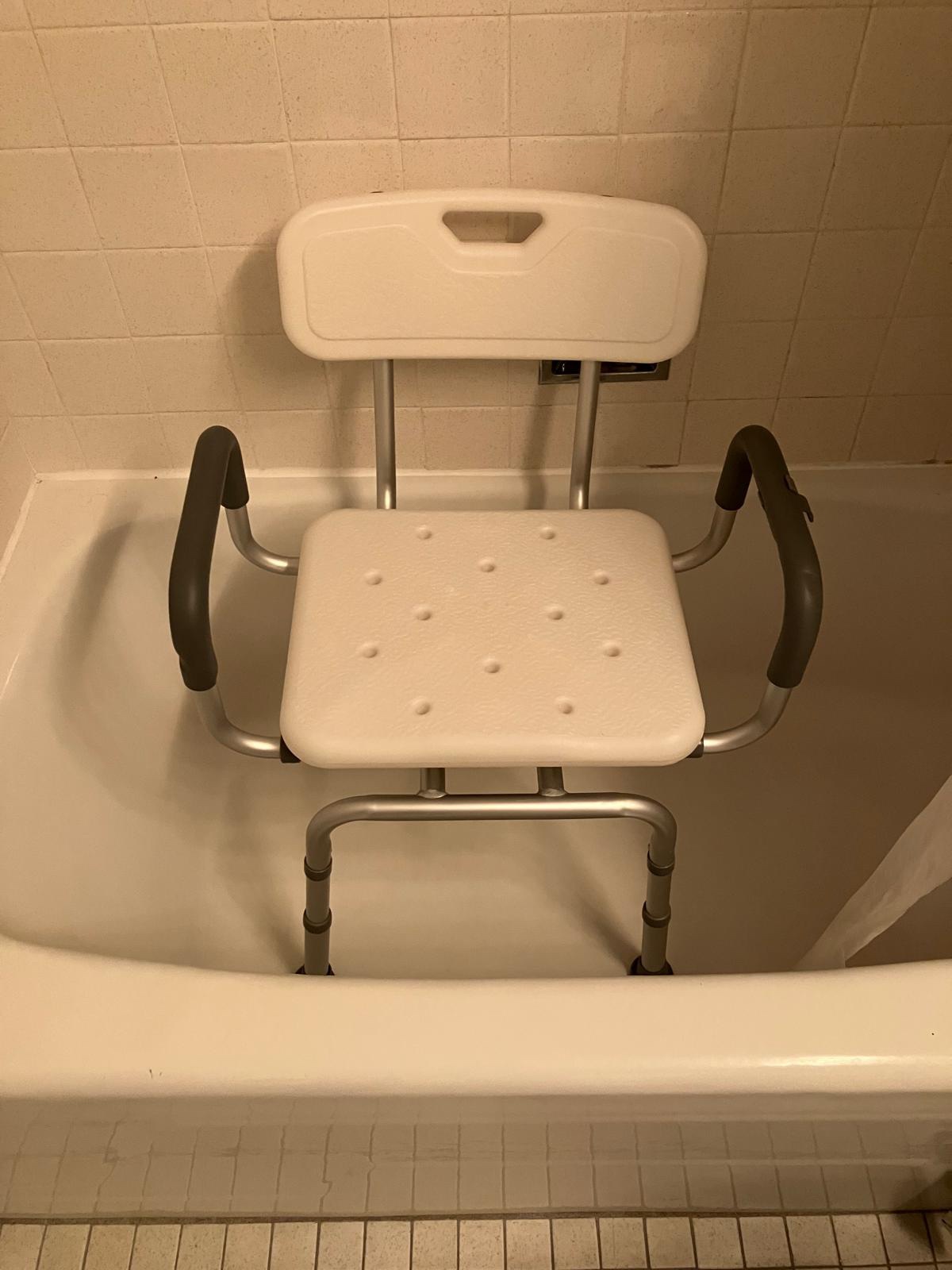 Bath Bench with Back