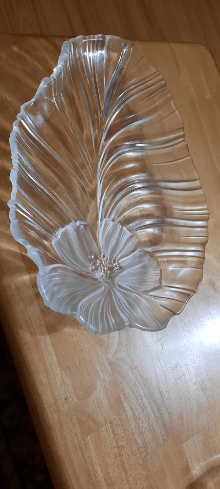 Glass Serving Platter / Dish - photo 3