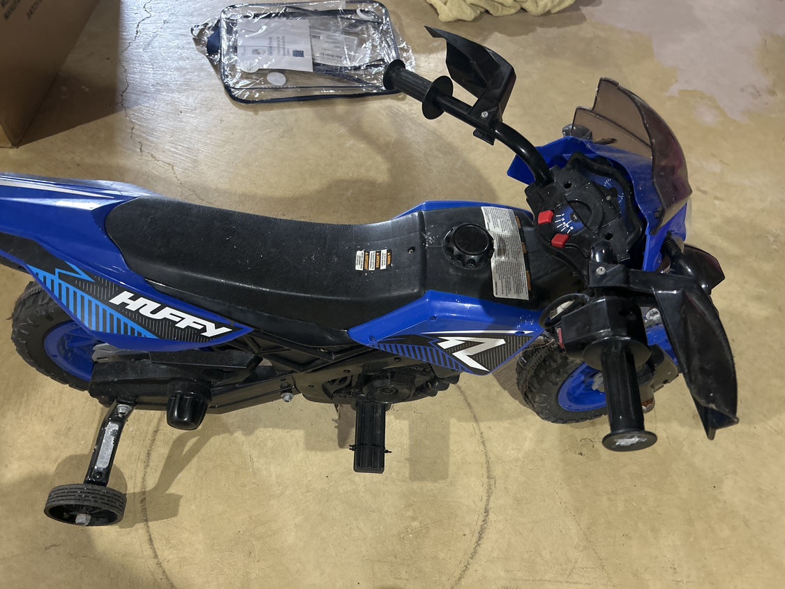 Huffy Blue Electric Motorcycle