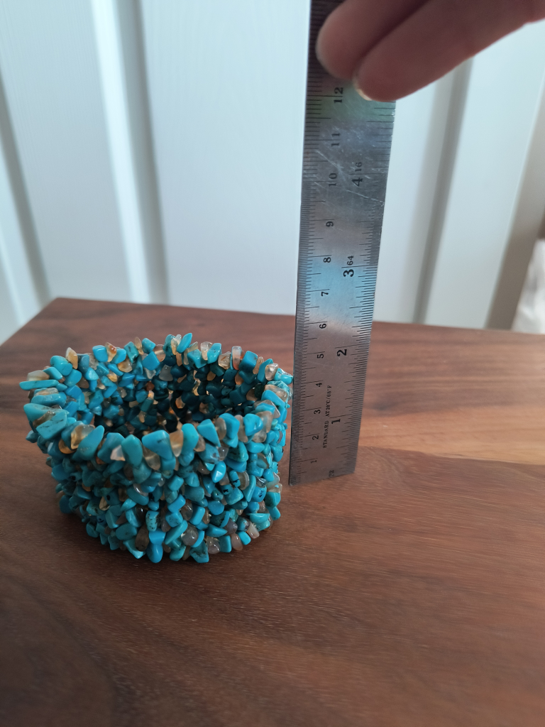 Turquoise and gemstone Chip Bracelet - photo 3