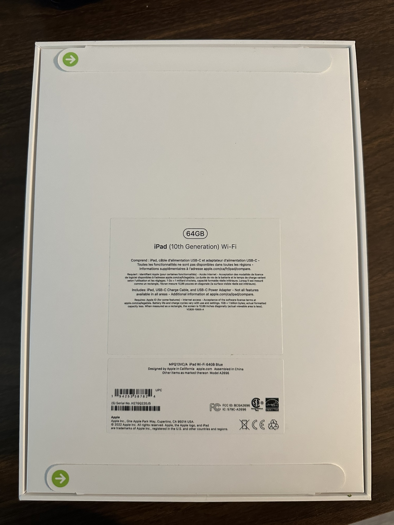iPad (10th generation) 64GB Wi-Fi. Brand new. Sealed - photo 2
