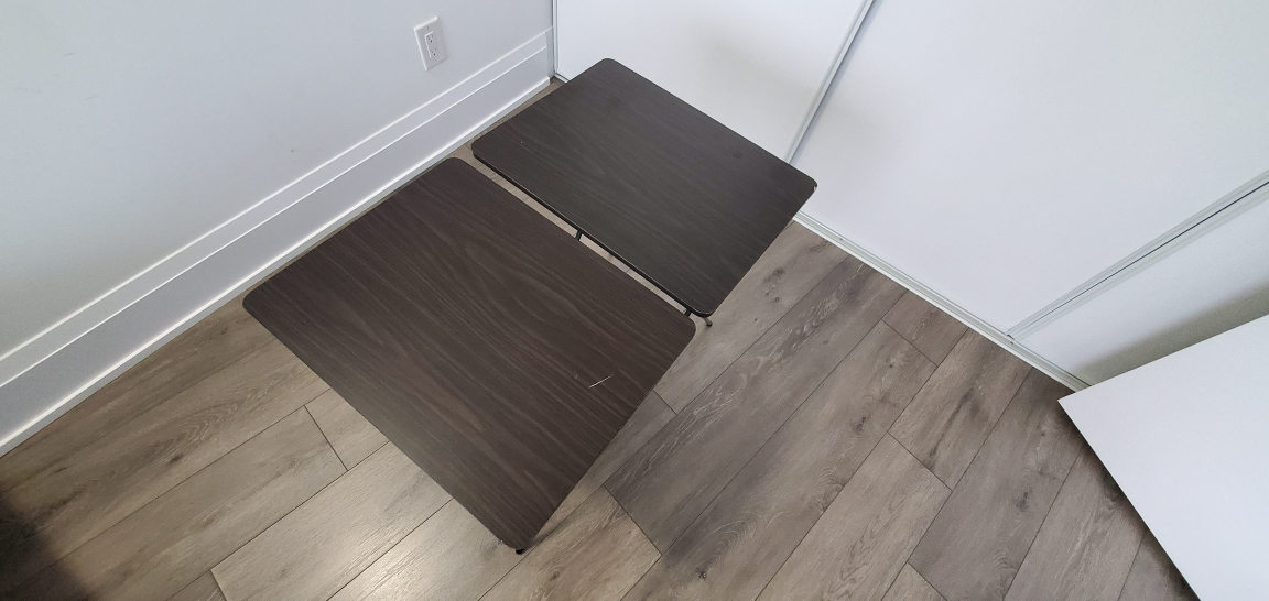 Set of Two Folding Tables (Wooden) - photo 4