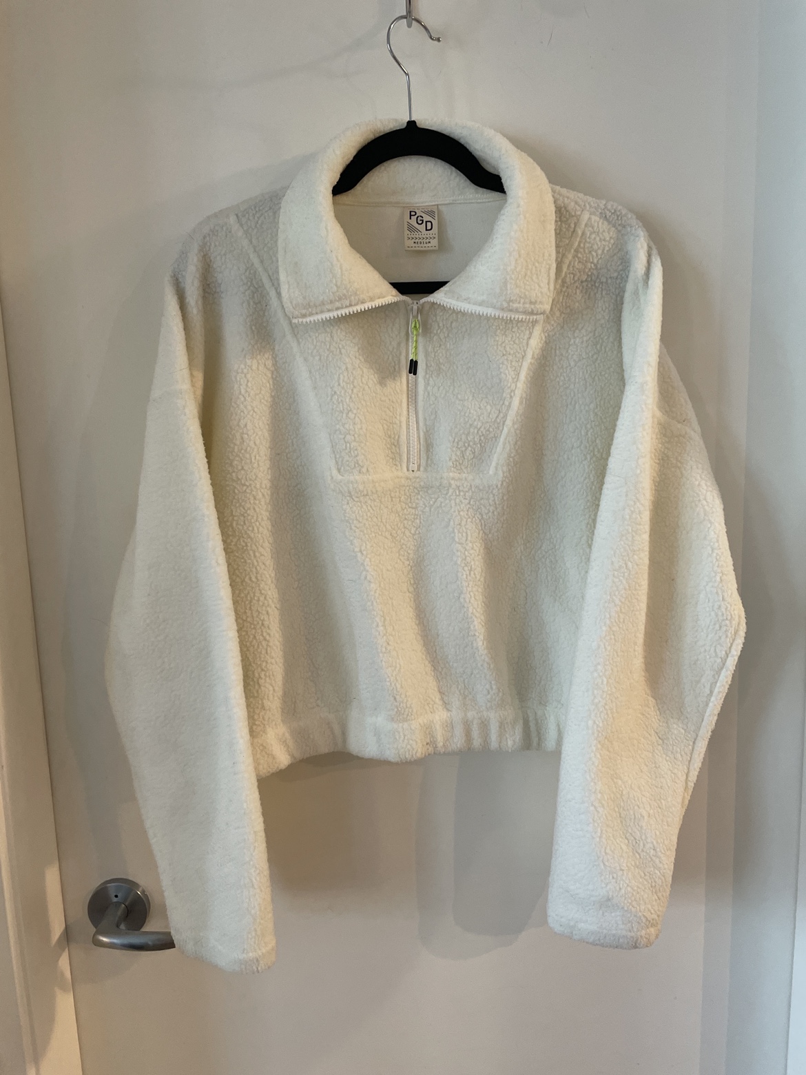 P.G.D. Cropped Fleece quarter Zip