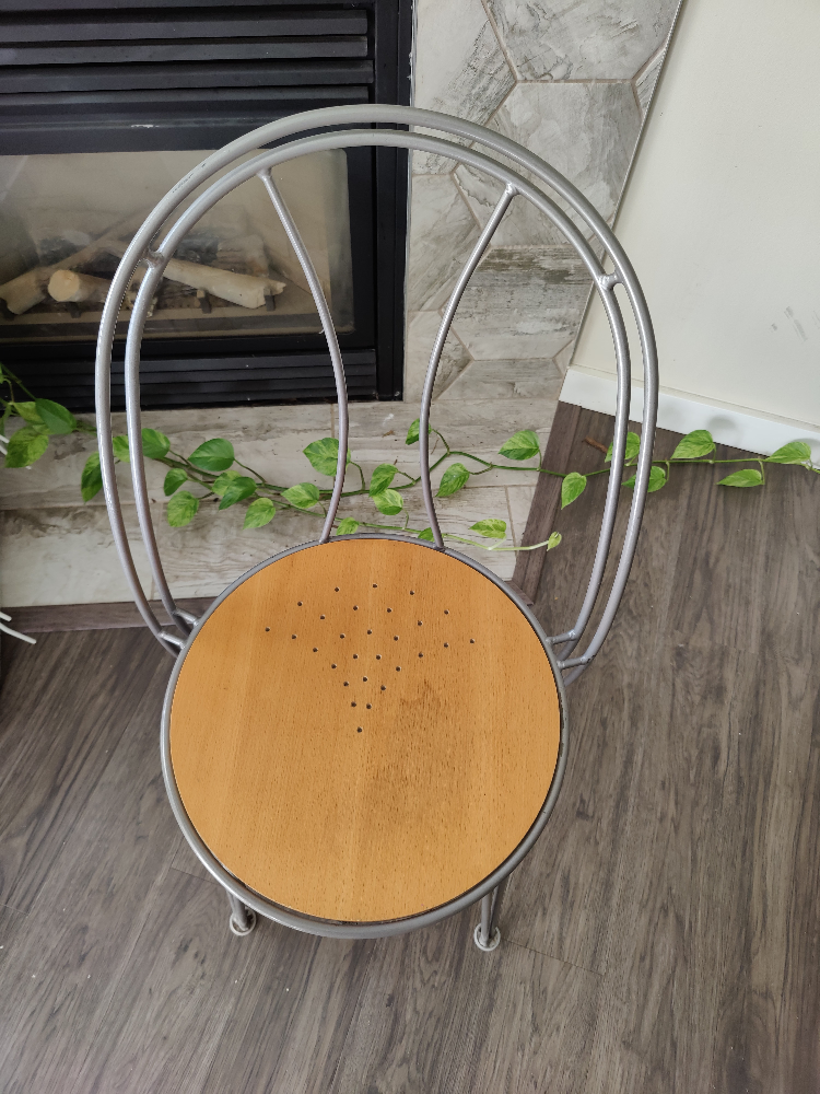 Unique Metal and Wood Chair - photo 2